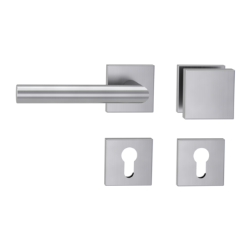 Knob handle set LUCIA SQUARE