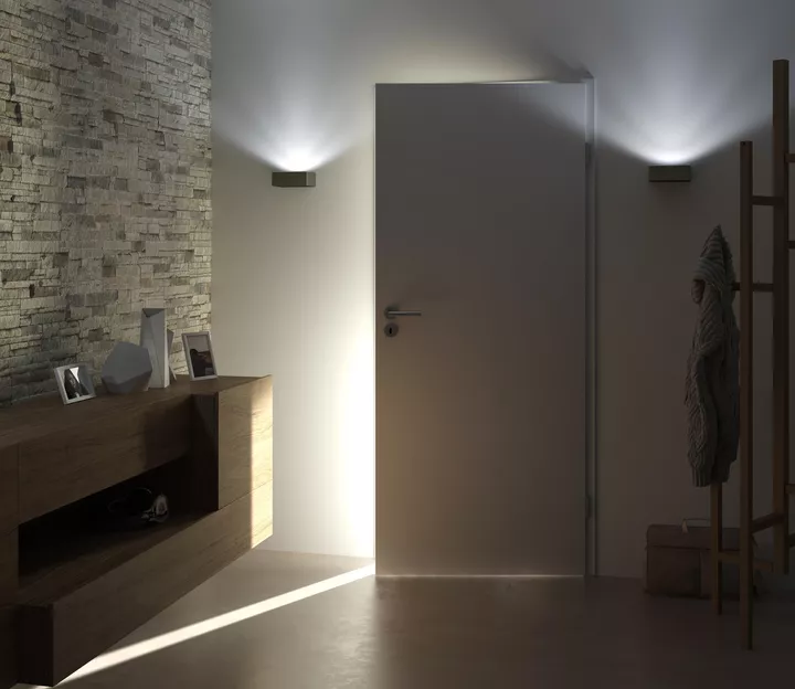 Individual light transmissing room separation is very limited by using wodden doors.