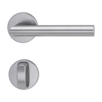 Isolated product image in perfect product view shows the GRIFFWERK rose set square REMOTE in the version turn and release - cashmere grey - screw on technique inside view 