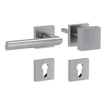 Knob handle set OVIDA QUATTRO