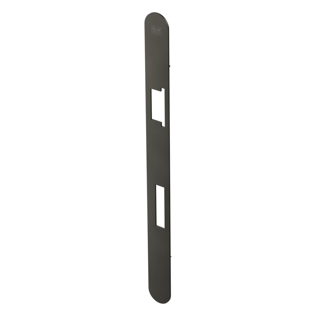 UVERO 302 clip-on faceplate with latch opening cashmere grey right UVERO 302 clip-on faceplate with latch opening cashmere grey right