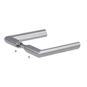 Handle pair OVIDA for glass door lock