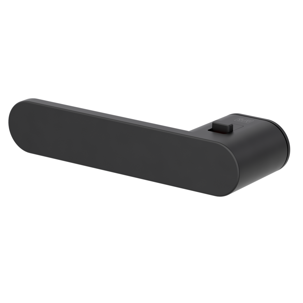 Door handle pair AVUS ONE graphite black 38-45mm smart2lock L