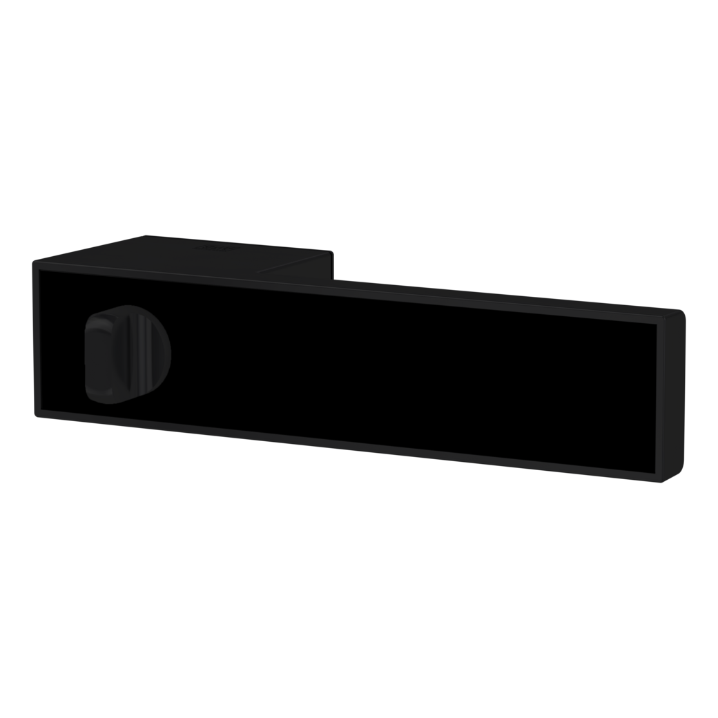 Paire de poignées de porte FRAME 1.0 Noir graphite 48-54mm WC D sans insert