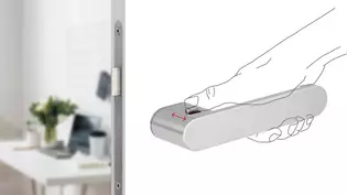 Türgriff 'Avus one' Türgriff 'Avus one': Ganz ohne Rosetten und mit einem Klick verschließbar. (Bild: Griffwerk GmbH)