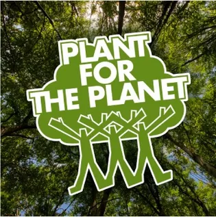 The image shows the logo of the Plant for the Planet organization.