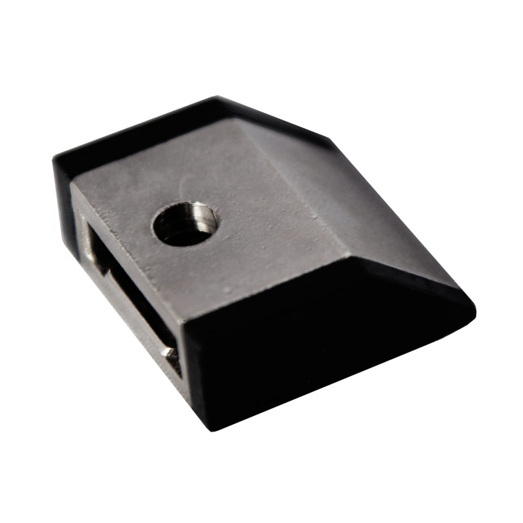 Schlossfalle Flüster 8mm UV/BB/PZ Edelstahl-Optik matt