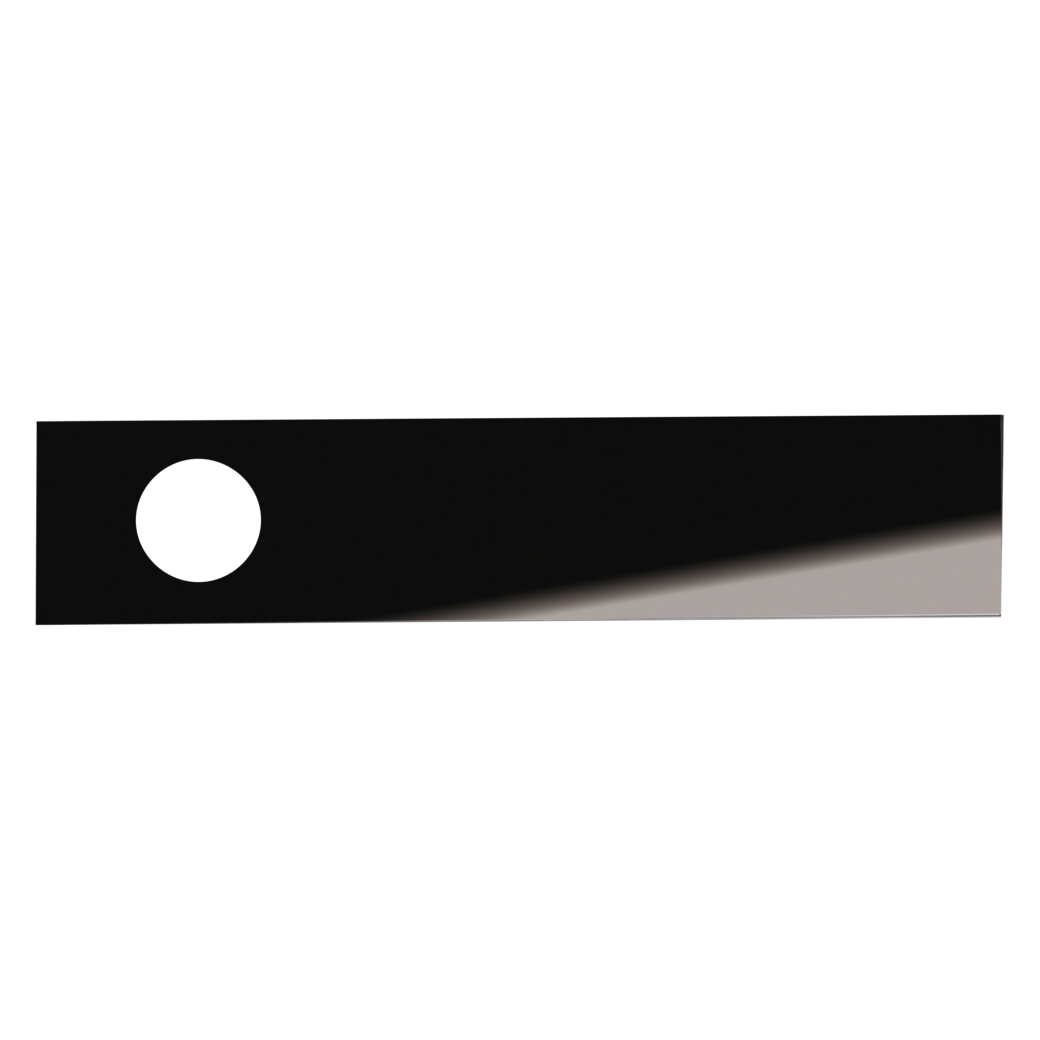 inlay-set FRAME 1.0 lockable laminated plastic 0.8 mm 0901-HW Black High gloss
