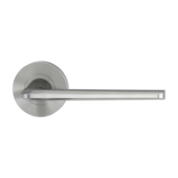 Isolated product image in perfect product view shows the GRIFFWERK rose set REMOTE in the version unlockable - velvety grey - screw on