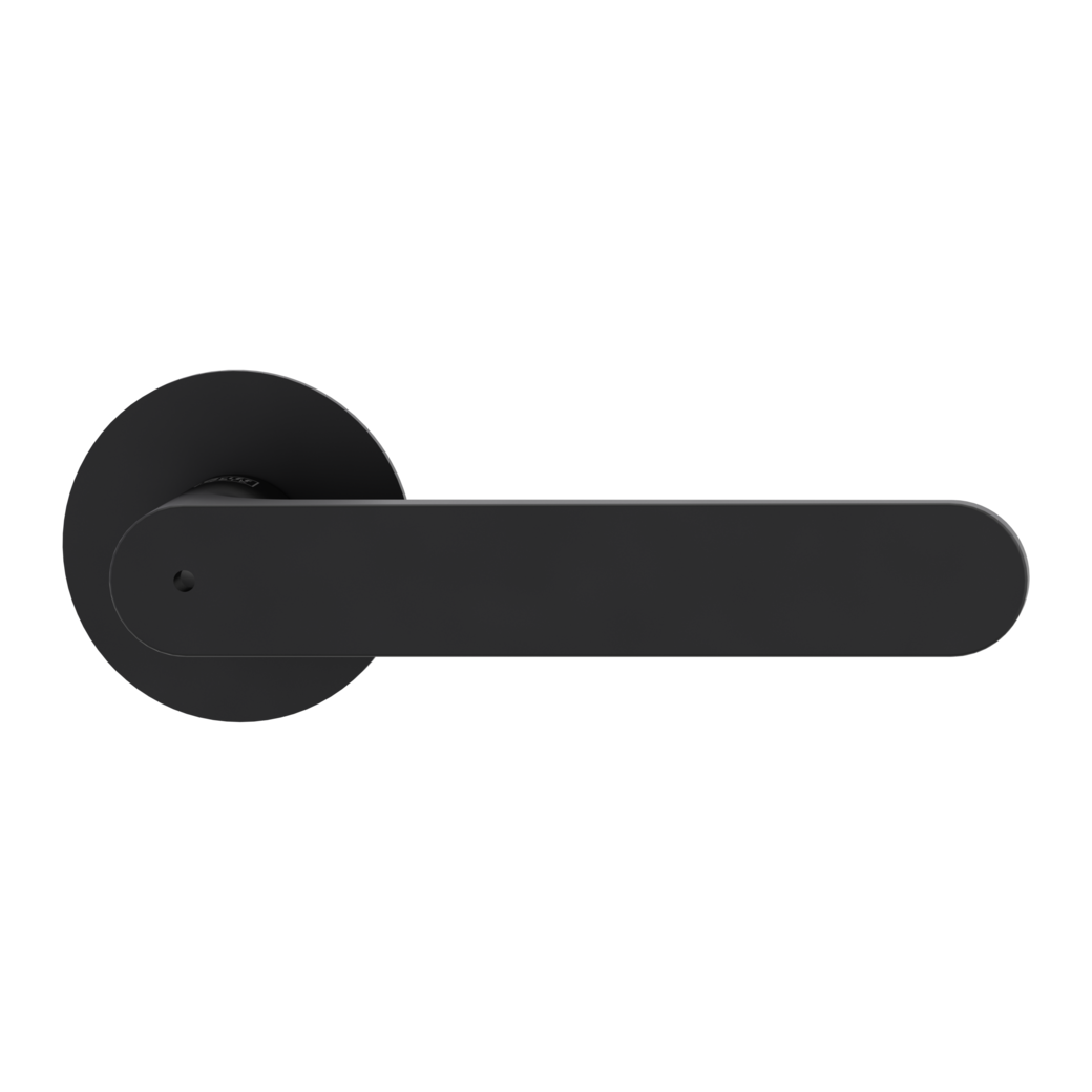 Gar.de poignée de porte AVUS PIATTA S Rosace plate rosaces rondes smart2lock 2.0 D noir graphite