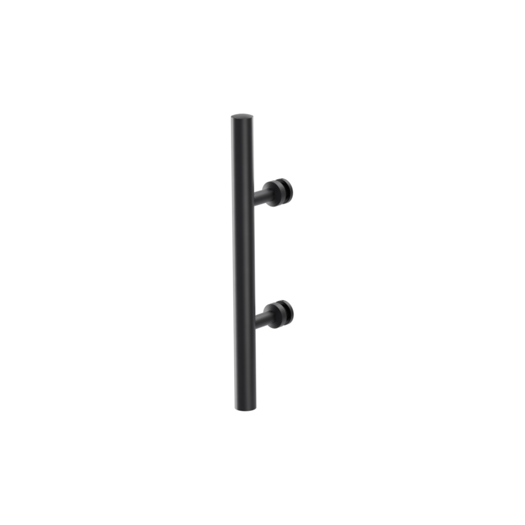 ELEGANZA bar handle with overl. point supp. screw-on syst. 72.5x720x25.5mm graphite black