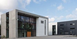Das Firmengebäude der Griffwerk GmbH in Blaustein.