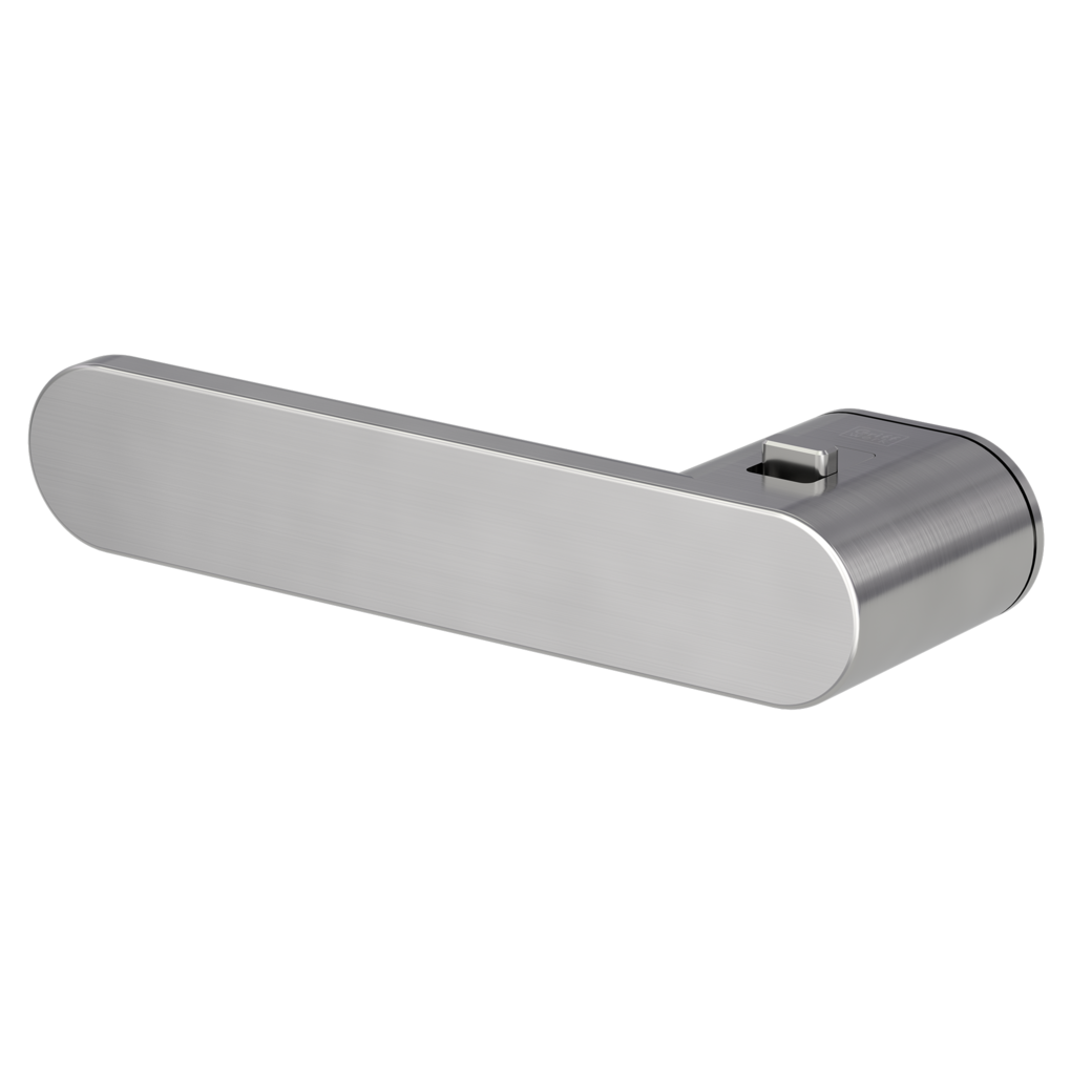 Paire de poignées de porte AVUS ONE Gris satiné 38-45mm smart2lock G