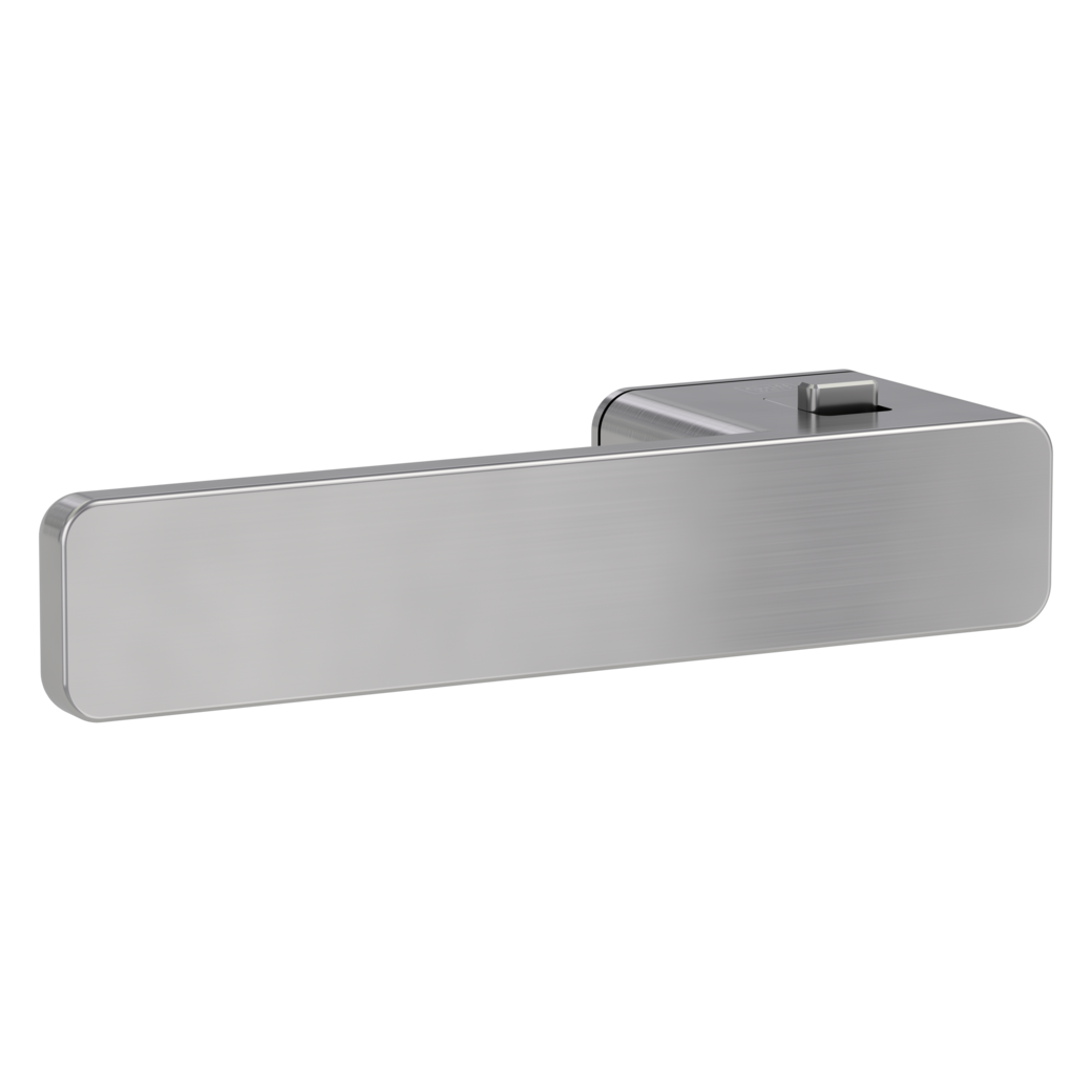 Paire de poignées de porte R8 ONE Gris satiné 38-45mm smart2lock G
