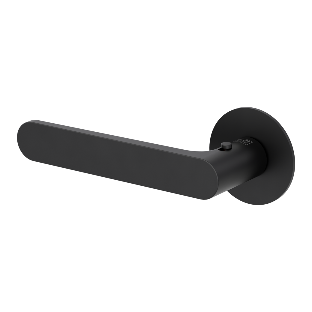 Gar.de poignée de porte AVUS PIATTA S Rosace plate rosaces rondes smart2lock 2.0 G noir graphite