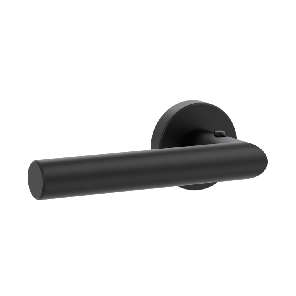 door handle set LUCIA clip on rose set round smart2lock 2.0 L graphite black