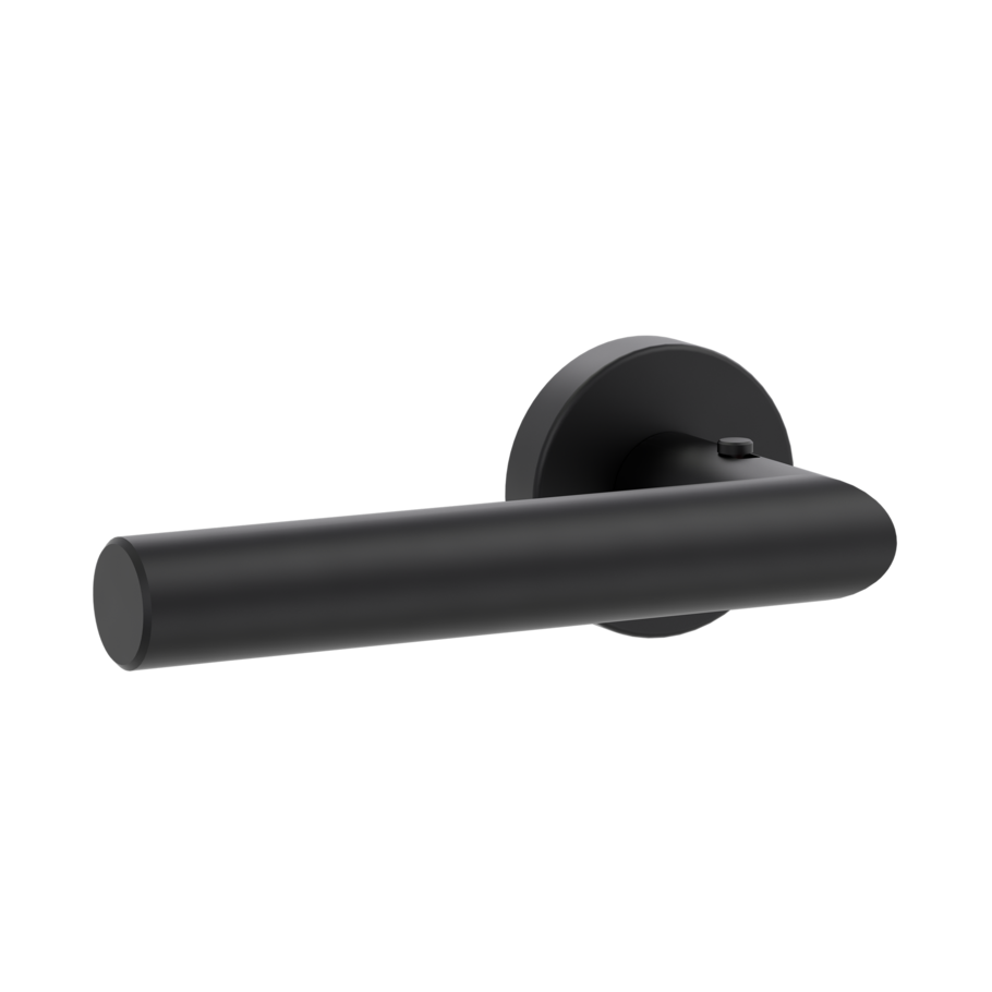 Türgriffgarnitur LUCIA Klipptechnik Rosetten rund smart2lock 2.0 L Graphitschwarz