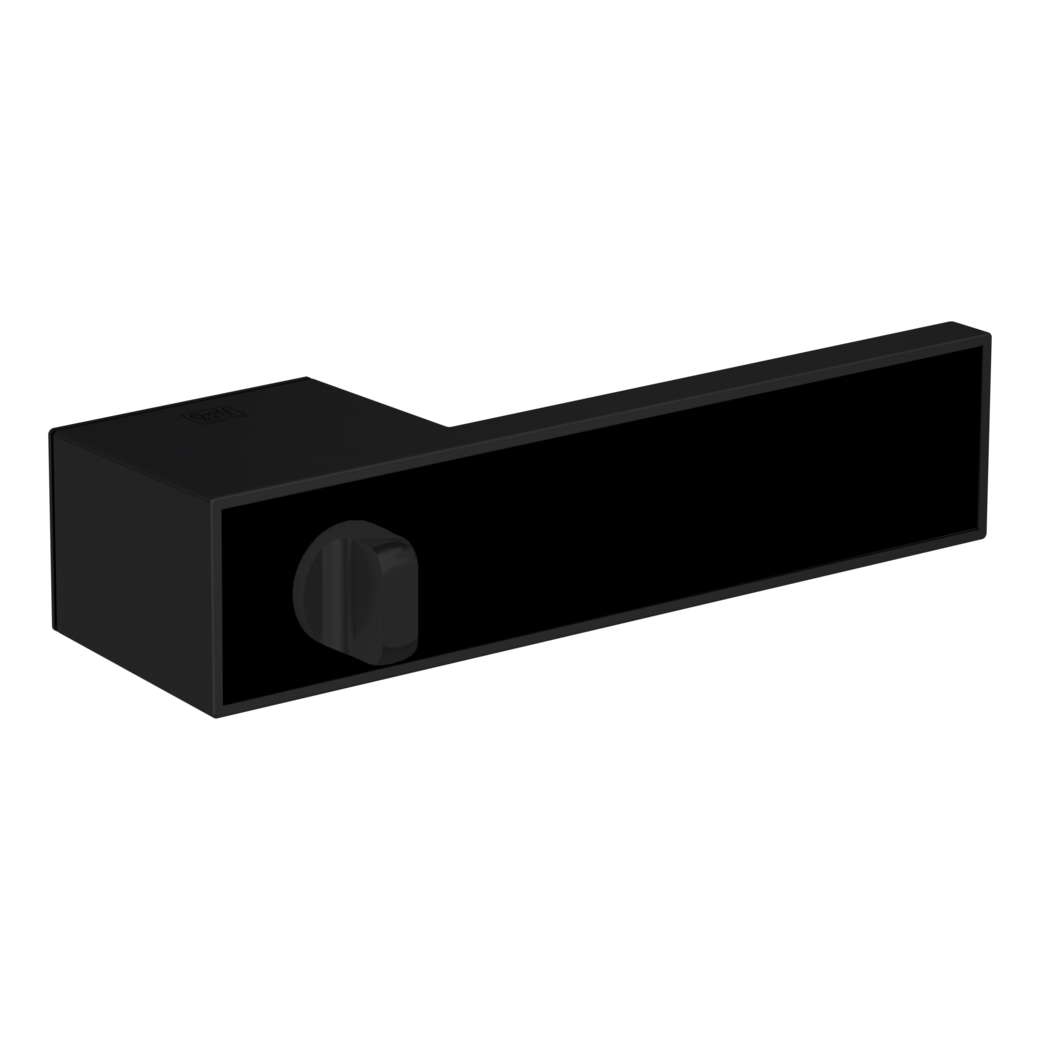 Paire de poignées de porte FRAME 1.0 Noir graphite 48-54mm WC D sans insert