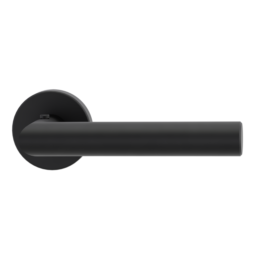Türgriffgarnitur LUCIA Klipptechnik Rosetten rund smart2lock 2.0 R Graphitschwarz