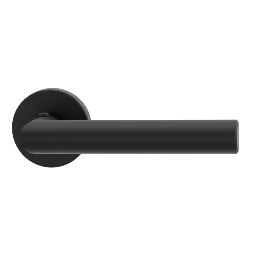 door handle set LUCIA clip on rose set round smart2lock 2.0 R graphite black