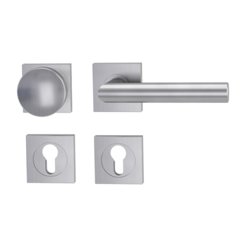 Knob handle rose set LUCIA PROF