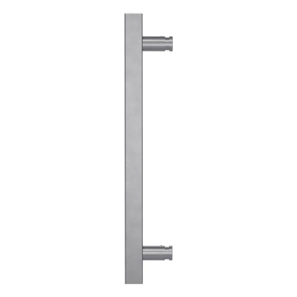 PURISTO bar handle with overl. point supp. screw-on syst. 66x450x30mm satin stainless steel