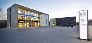 Abbildung Griffwerk Gebäude außen 2 Abbildung zeigt das GRIFFWERK Gebäude von außen in Ansicht 2