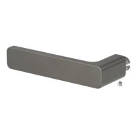 Silhouette product image in perfect product view shows the Griffwerk handle MINIMAL MODERN in the version cashmere grey, L