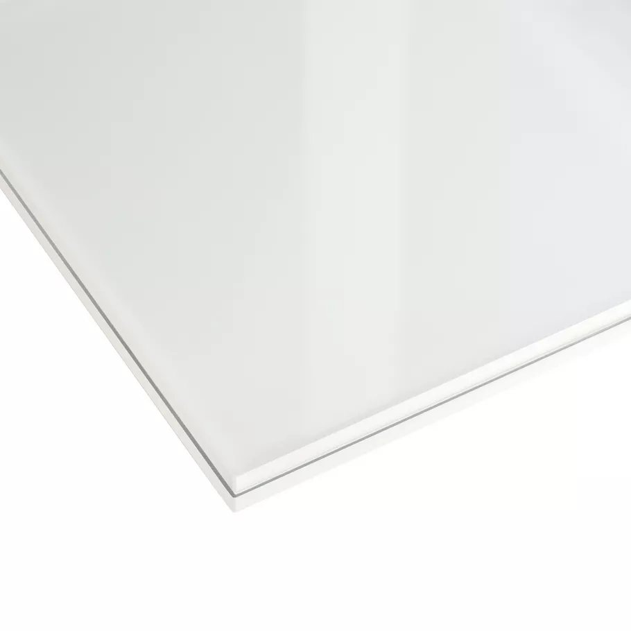 Glass revolving door CLASSIC 663 LSG PURE WHITE matt 959x2097x8.8mm Studio/Office DIN R