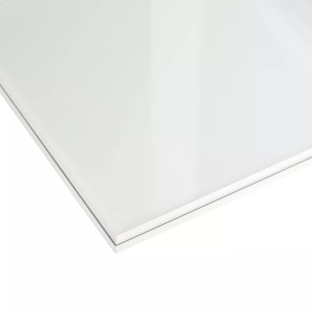 sliding glass door CLASSIC 598 LSG PURE WHITE matt 935x2058x8.8mm