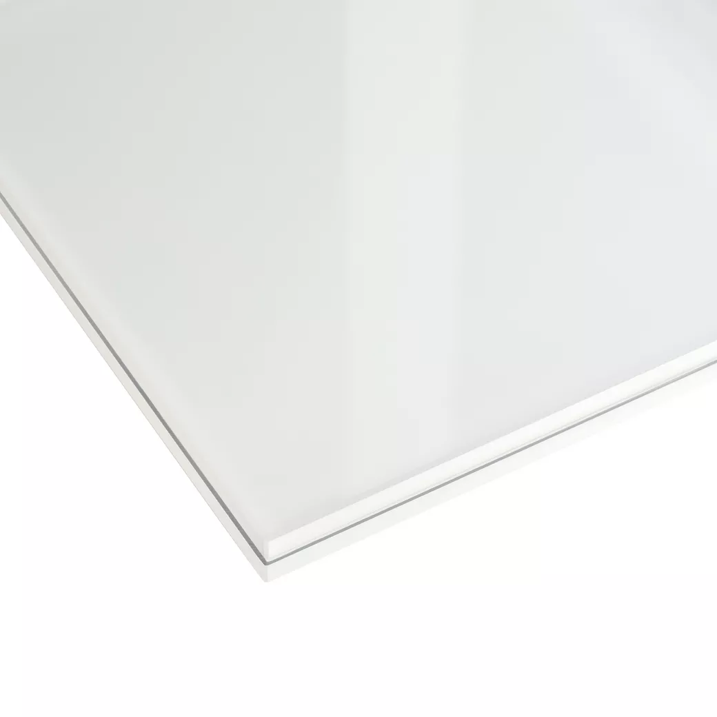 Glasdrehtür DOTS 661 VSG PURE WHITE matt 834x2097x8.8mm Studio/Office DIN L