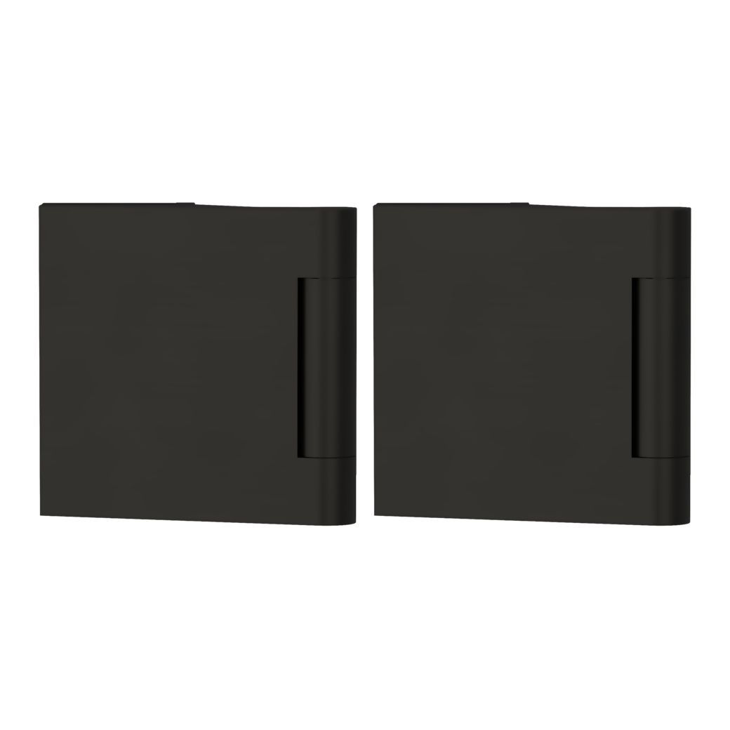 hinge pair incl. hinge frame parts PURISTO office wooden frame graphite black