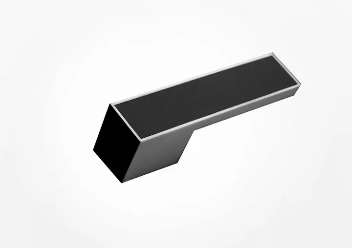 With the puristic door handle FRAME, the door and handle become an aesthetic unit