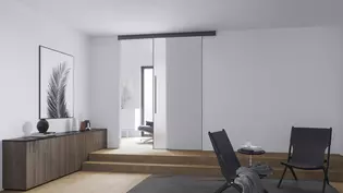 Sistema de puertas correderas PLANEO AIR en el salón Planeo Air no solo ha recibido un premio red dot, sino también el German Design Award 2019.