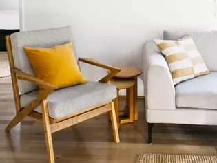 Wohnraum im Modern Country Style Die Abbildung zeigt einen Wohnraum im Modern Country Style.