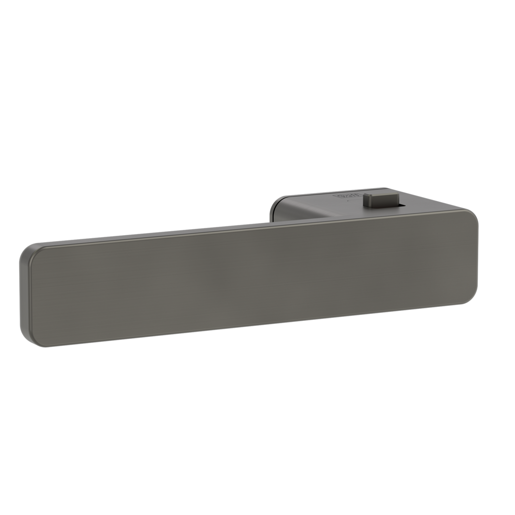 Door handle pair R8 ONE cashmere grey 38-45mm smart2lock L