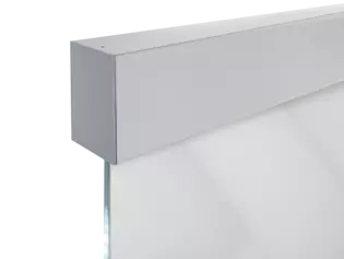 Silhouette product image of Griffwerk sliding door system PLANEO 60 COMF for glass door, 1-leaf, aluminum EV1 Silhouette product image in perfect product view shows the Griffwerk sliding door system PLANEO 60 COMF for glass door, 1-leaf, aluminum EV1