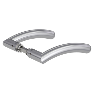 Handle pair SAVIA PROF for glass door lock
