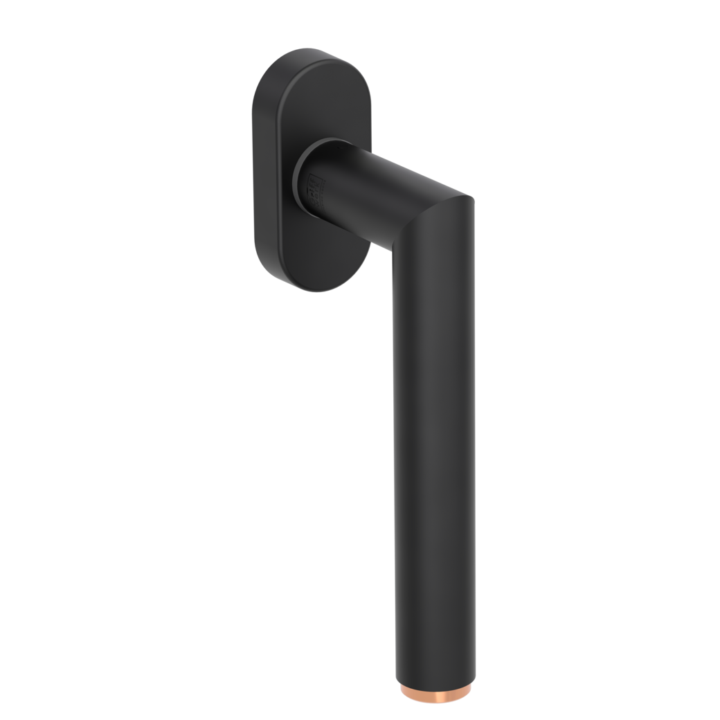 window handle LUCIA SELECT graphite black/copper L 7x42mm