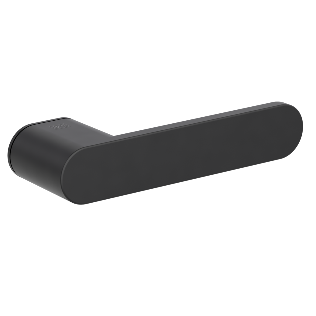 Door handle pair AVUS ONE graphite black 38-45mm unlockable